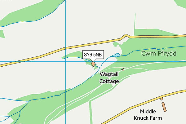 SY9 5NB map - OS VectorMap District (Ordnance Survey)
