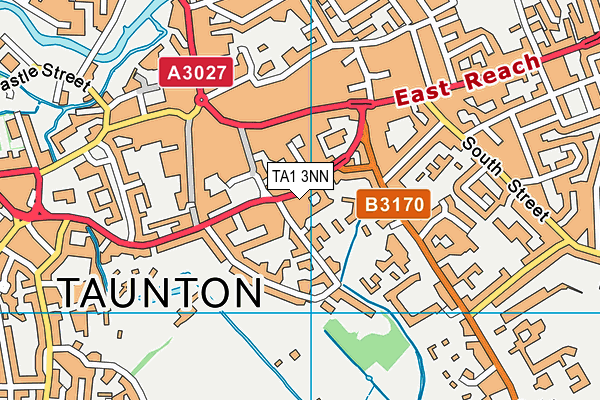 Map of TAUNTON HOUSE HOTEL LIMITED at district scale