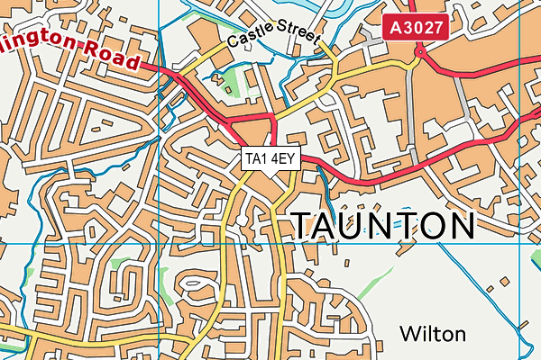 TA1 4EY map - OS VectorMap District (Ordnance Survey)