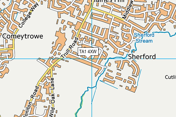 Map of STENNERS (PORLOCK) LIMITED at district scale