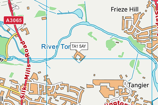 TA1 5AY map - OS VectorMap District (Ordnance Survey)