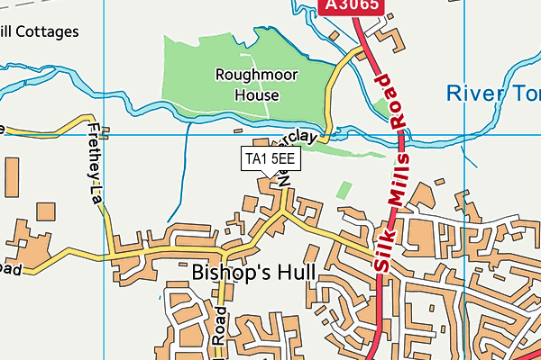 TA1 5EE map - OS VectorMap District (Ordnance Survey)