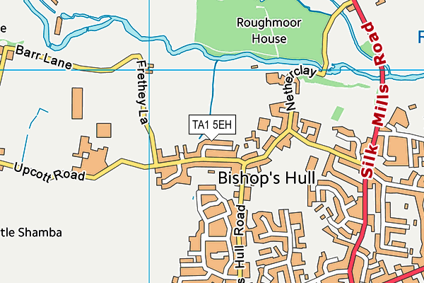 TA1 5EH map - OS VectorMap District (Ordnance Survey)