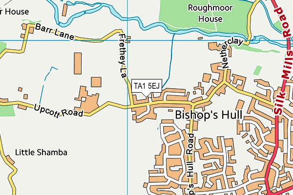 TA1 5EJ map - OS VectorMap District (Ordnance Survey)