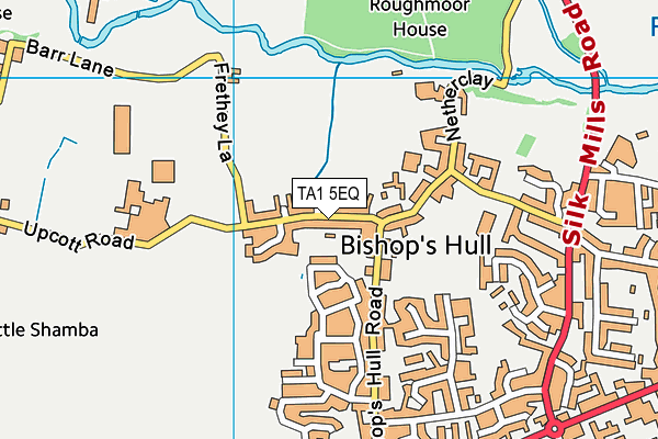 TA1 5EQ map - OS VectorMap District (Ordnance Survey)