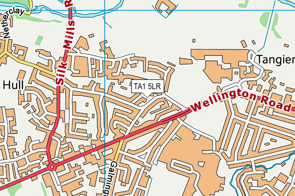 TA1 5LR map - OS VectorMap District (Ordnance Survey)