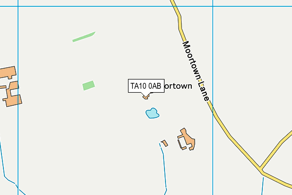 TA10 0AB map - OS VectorMap District (Ordnance Survey)