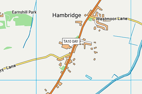 TA10 0AY map - OS VectorMap District (Ordnance Survey)