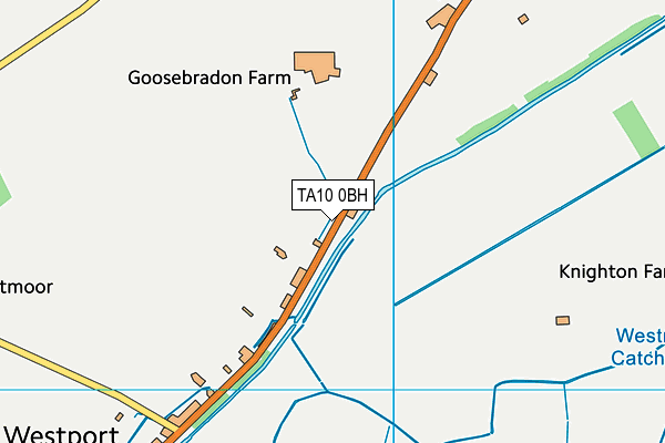 TA10 0BH map - OS VectorMap District (Ordnance Survey)