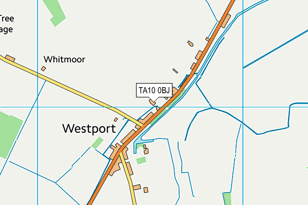 TA10 0BJ map - OS VectorMap District (Ordnance Survey)