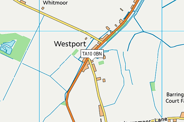 TA10 0BN map - OS VectorMap District (Ordnance Survey)