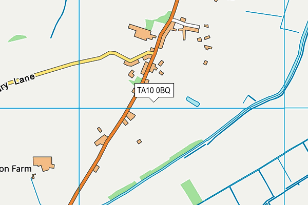 TA10 0BQ map - OS VectorMap District (Ordnance Survey)