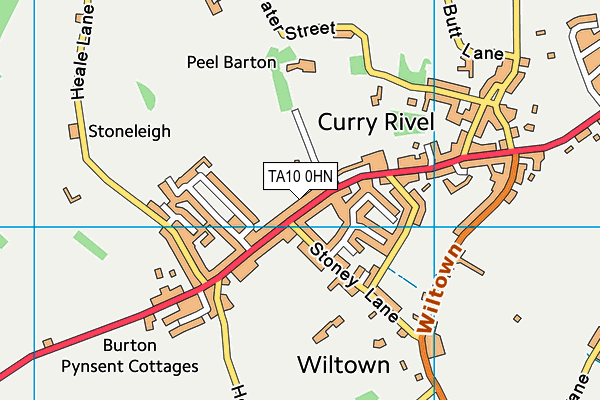 TA10 0HN map - OS VectorMap District (Ordnance Survey)