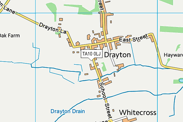 TA10 0LJ map - OS VectorMap District (Ordnance Survey)