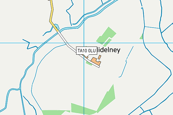 TA10 0LU map - OS VectorMap District (Ordnance Survey)