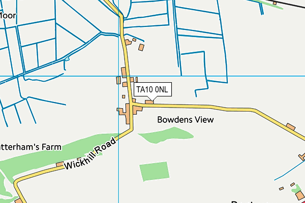 TA10 0NL map - OS VectorMap District (Ordnance Survey)