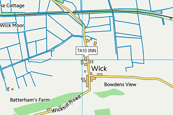 TA10 0NN map - OS VectorMap District (Ordnance Survey)