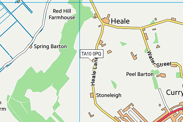 TA10 0PQ map - OS VectorMap District (Ordnance Survey)