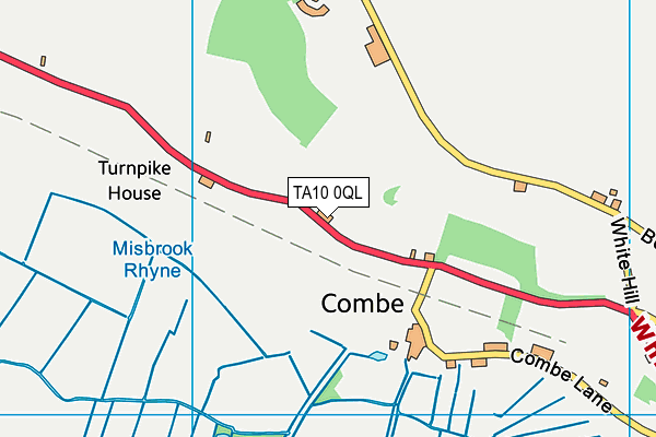 TA10 0QL map - OS VectorMap District (Ordnance Survey)