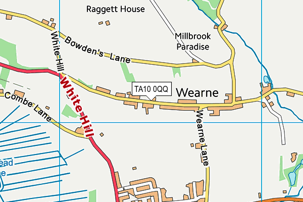 TA10 0QQ map - OS VectorMap District (Ordnance Survey)