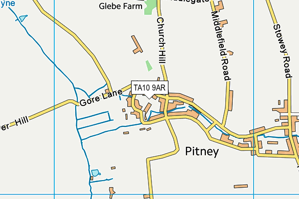 TA10 9AR map - OS VectorMap District (Ordnance Survey)