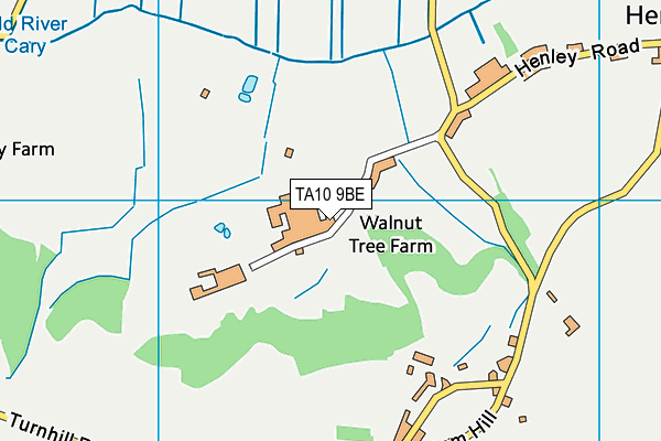 TA10 9BE map - OS VectorMap District (Ordnance Survey)