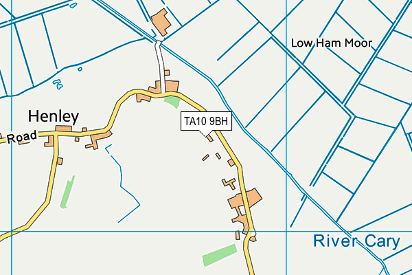 TA10 9BH map - OS VectorMap District (Ordnance Survey)