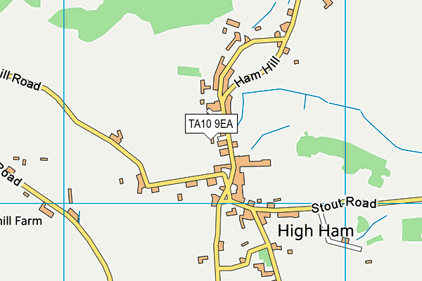 TA10 9EA map - OS VectorMap District (Ordnance Survey)