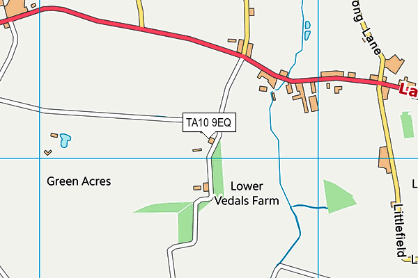 TA10 9EQ map - OS VectorMap District (Ordnance Survey)