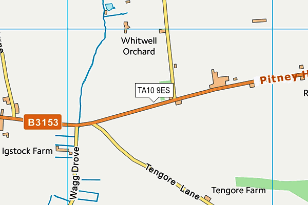 TA10 9ES map - OS VectorMap District (Ordnance Survey)