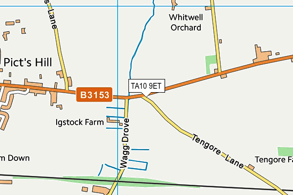 TA10 9ET map - OS VectorMap District (Ordnance Survey)