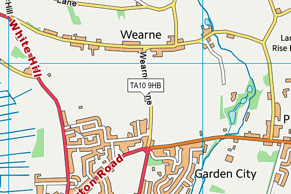 TA10 9HB map - OS VectorMap District (Ordnance Survey)