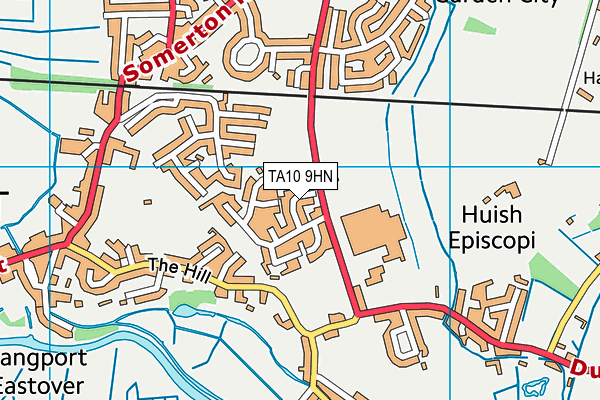 TA10 9HN map - OS VectorMap District (Ordnance Survey)