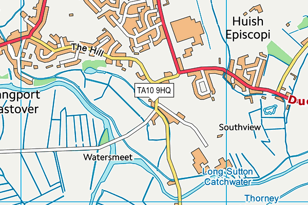 TA10 9HQ map - OS VectorMap District (Ordnance Survey)