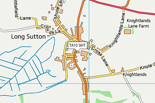 TA10 9HT map - OS VectorMap District (Ordnance Survey)