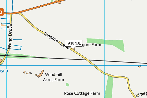 TA10 9JL map - OS VectorMap District (Ordnance Survey)