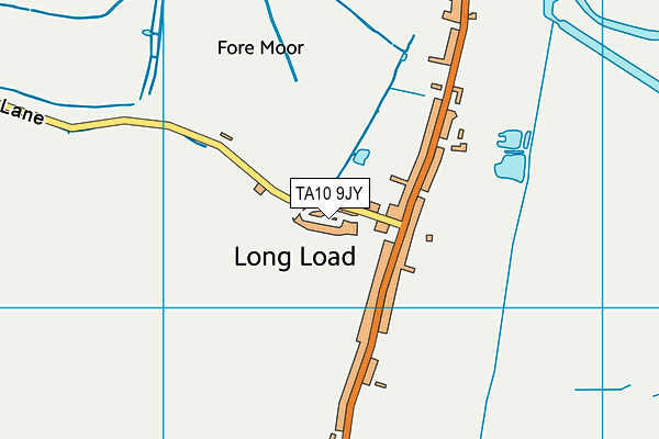 TA10 9JY map - OS VectorMap District (Ordnance Survey)