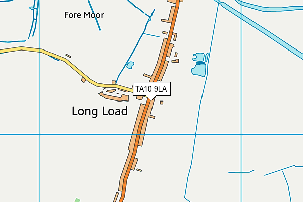TA10 9LA map - OS VectorMap District (Ordnance Survey)