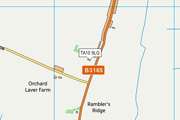 TA10 9LG map - OS VectorMap District (Ordnance Survey)