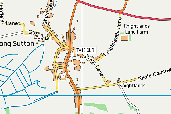 TA10 9LR map - OS VectorMap District (Ordnance Survey)