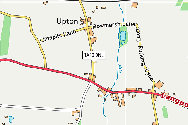 TA10 9NL map - OS VectorMap District (Ordnance Survey)