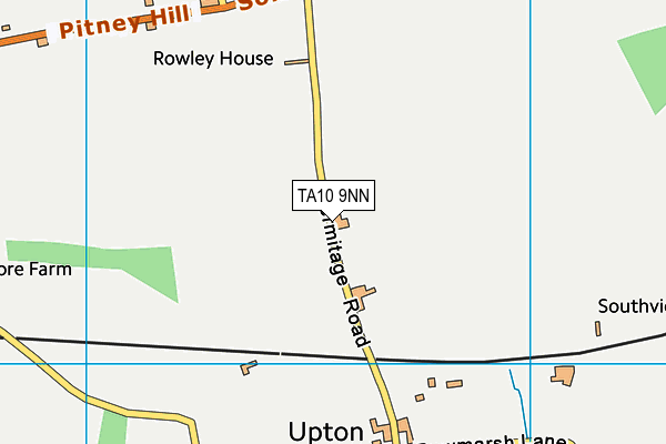 TA10 9NN map - OS VectorMap District (Ordnance Survey)