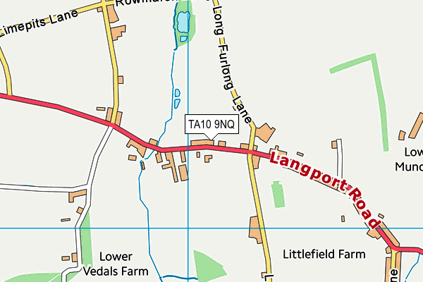 TA10 9NQ map - OS VectorMap District (Ordnance Survey)