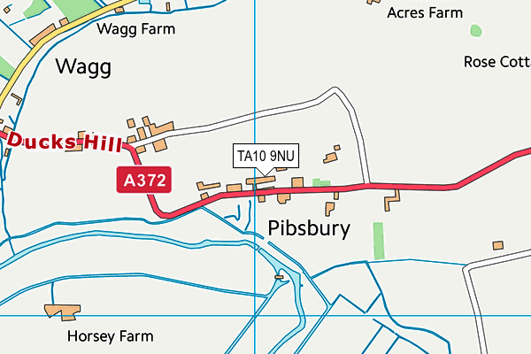 TA10 9NU map - OS VectorMap District (Ordnance Survey)