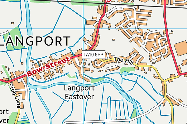 TA10 9PP map - OS VectorMap District (Ordnance Survey)