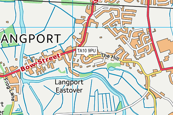 TA10 9PU map - OS VectorMap District (Ordnance Survey)