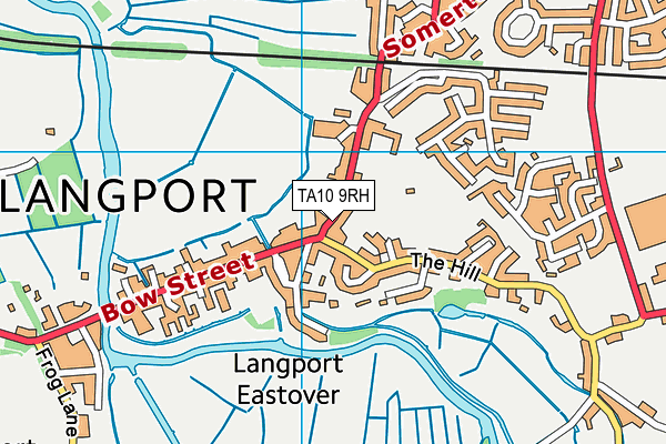 TA10 9RH map - OS VectorMap District (Ordnance Survey)