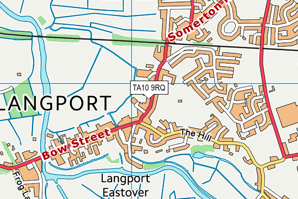 TA10 9RQ map - OS VectorMap District (Ordnance Survey)