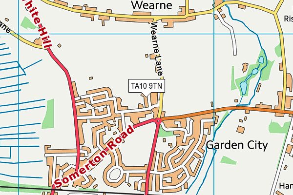 TA10 9TN map - OS VectorMap District (Ordnance Survey)