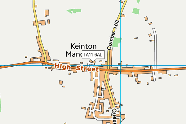 TA11 6AL map - OS VectorMap District (Ordnance Survey)